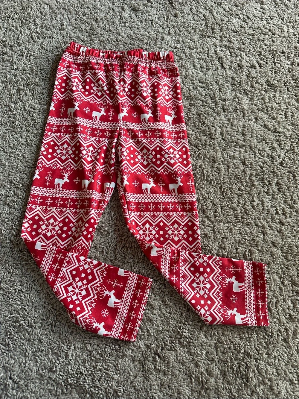 Kids Merry Christmas Fleece Set - White & Red